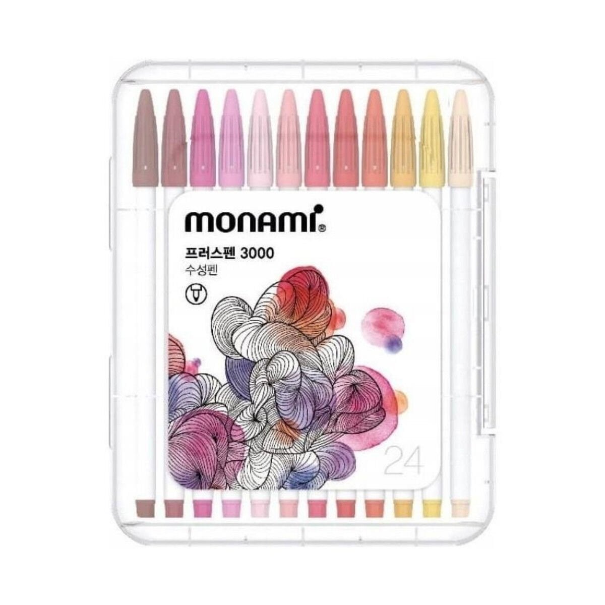 Monami Plus Pen 3000 Kalem Seti 24 Renk