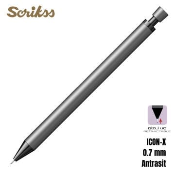 Scrikss Versatil Kalem Icon-X 0.7mm Antrasit