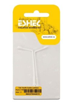 Eshel Maket Tek Taraflı Cadde Lambası 1/100 2li