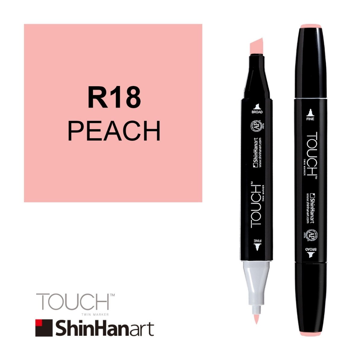 ShinHan Art Touch Twin Marker R18 Peach