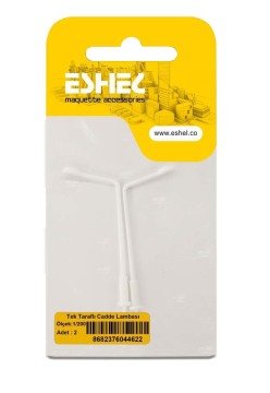 Eshel Maket Tek Taraflı Cadde Lambası 1/200 2li