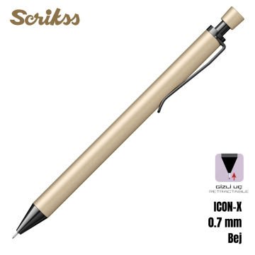 Scrikss Versatil Kalem Icon-X 0.7mm Bej