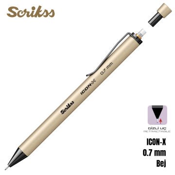 Scrikss Versatil Kalem Icon-X 0.7mm Bej
