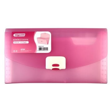 Bigpoint Körüklü Dosya 13 Cepli A5 Pembe