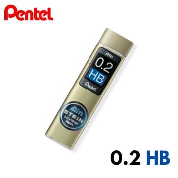 Pentel Ain Stein Kalem Ucu Hi-Polymer 0,2mm HB 20 Adetlik Tüp