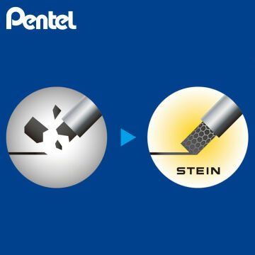 Pentel Ain Stein Kalem Ucu Hi-Polymer 0,2mm HB 20 Adetlik Tüp