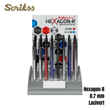 Scrikss Versatil Kalem Hexagon-R 0.7mm Lacivert
