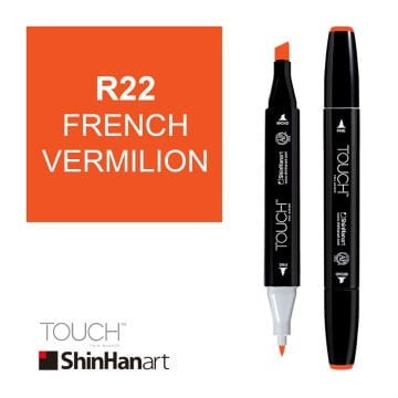 ShinHan Art Touch Twin Marker R22 French Vermilion