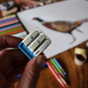 Kum Meisterwerk Çift Gözlü Kalemtraş Kılıflı