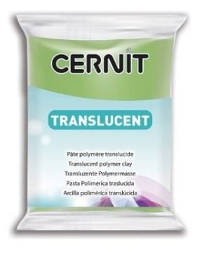 Cernit Translucent Polimer Kil 56g 605 Lime Green