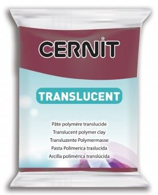 Cernit Polimer Kil 56gr Translucent 411 Wine Red