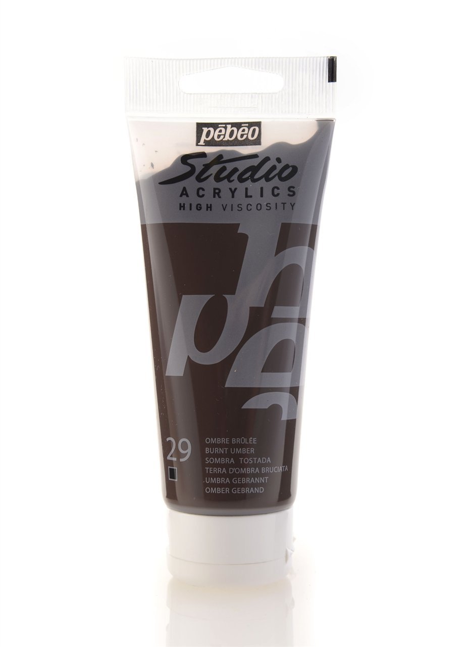 Pebeo Studio Akrilik Boya 100ml 29 Burnt Umber