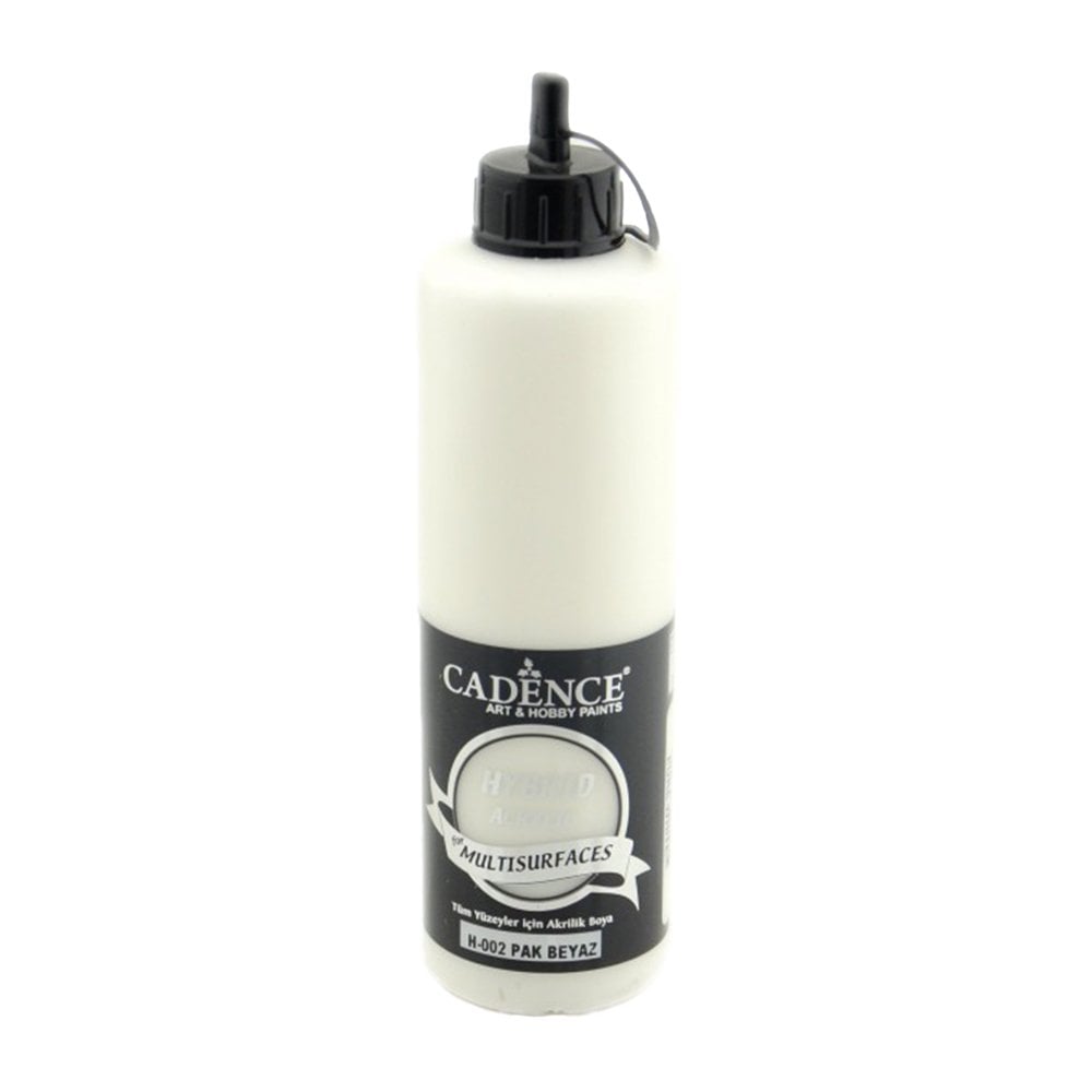 Cadence Akrilik Boya Hybrid Multisurface 500ml H002 Pak Beyaz