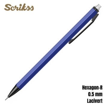 Scrikss Versatil Kalem Hexagon-R 0.5mm Lacivert