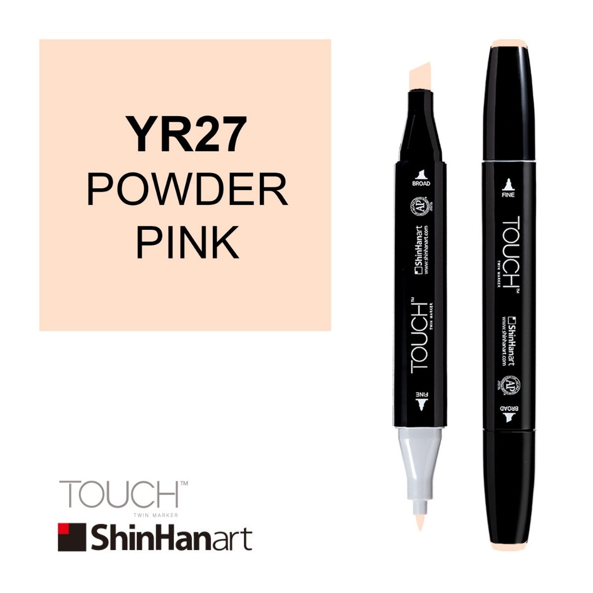 ShinHan Art Touch Twin Marker YR27 Powder Pink