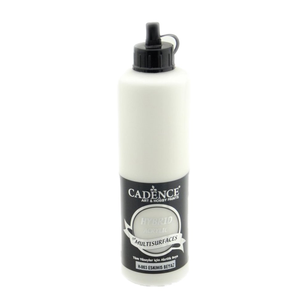 Cadence Akrilik Boya Hybrid Multisurface 500ml H003 Eskimiş Beyaz