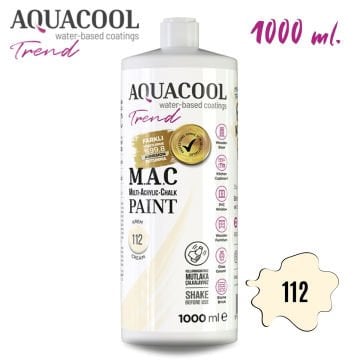 Aquacool Multi Akrilik Boya 1000ml 112 Krem