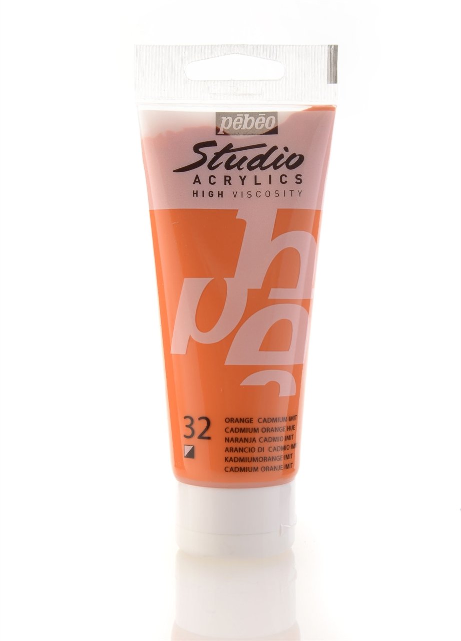 Pebeo Studio Akrilik Boya 100ml 32 Cadmium Orange