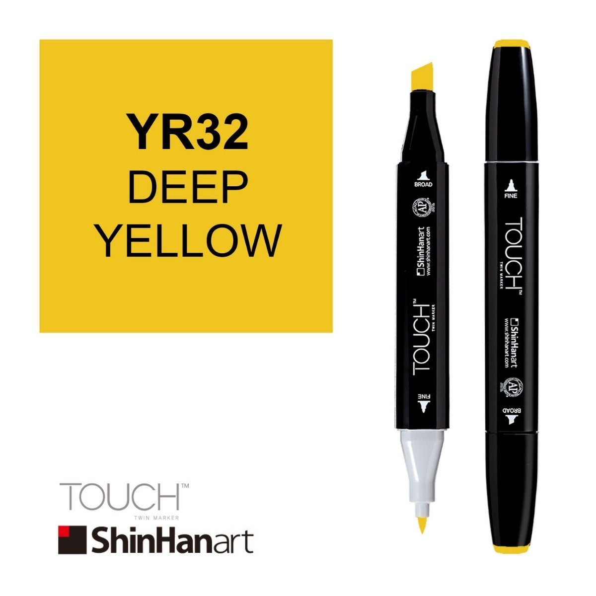 ShinHan Art Touch Twin Marker YR32 Deep Yellow