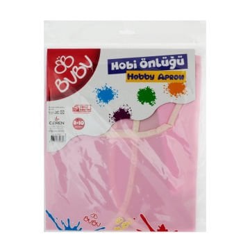 Bu-Bu Önlük 8-10 Yaş ( Su Geçirmez) Pembe