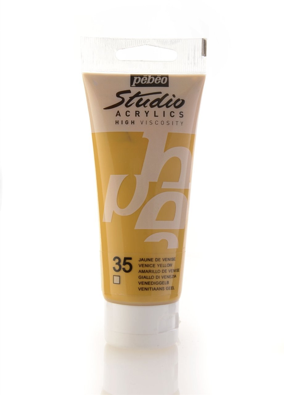 Pebeo Studio Akrilik Boya 100ml 35 Venice Yellow