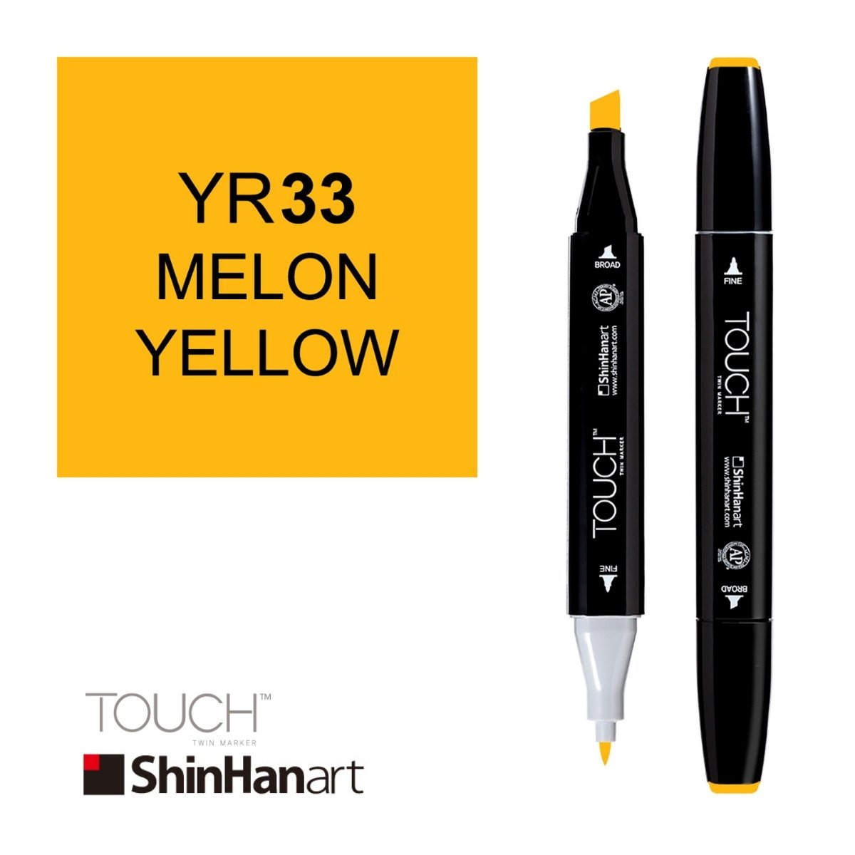 ShinHan Art Touch Twin Marker YR33 Melon Yellow