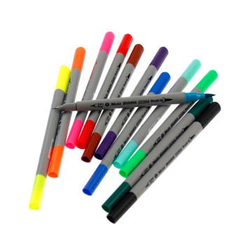 Masis Brushpen Fırça Uç ve Fineliner Seti 12li