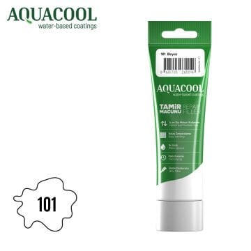 Aquacool Su Bazlı Ahşap Tamir Macunu Tüp 200gr 101 Beyaz