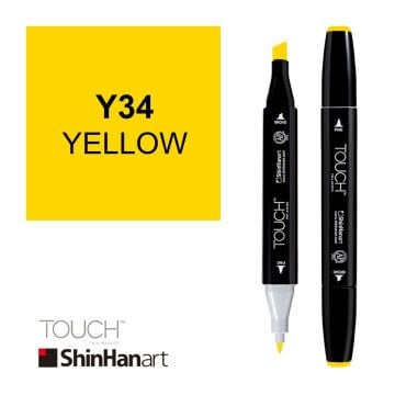 ShinHan Art Touch Twin Marker Y34 Yellow