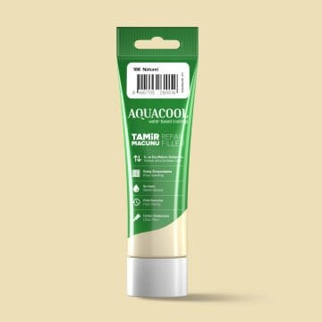 Aquacool Su Bazlı Ahşap Tamir Macunu Tüp 200gr 108 Naturel