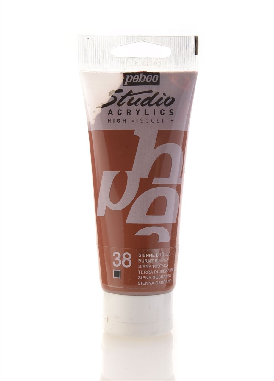 Pebeo Studio Akrilik Boya 100ml 38 Burnt Sienna