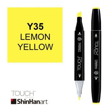ShinHan Art Touch Twin Marker Y35 Lemon Yellow