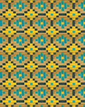 Eshel Maket Sekizgen Kiremit Desenli Karton Duvar 1/50 3lü