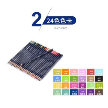 Giorgione Aquarelle Sulu Boya Kalem Seti Metal Kutu 24lü