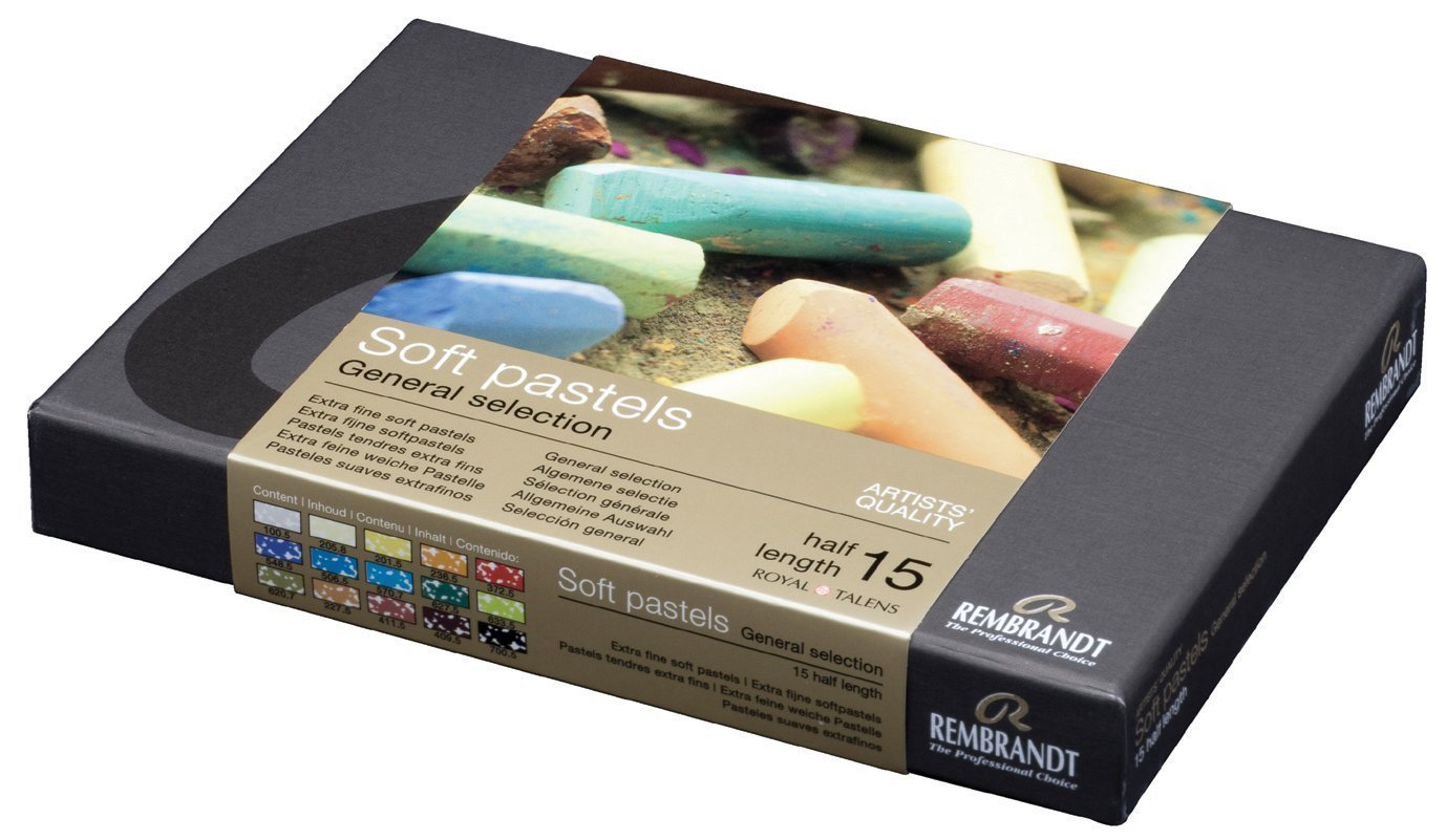 Rembrandt Soft Pastel Boya Yarım Boy 15 Renk Set
