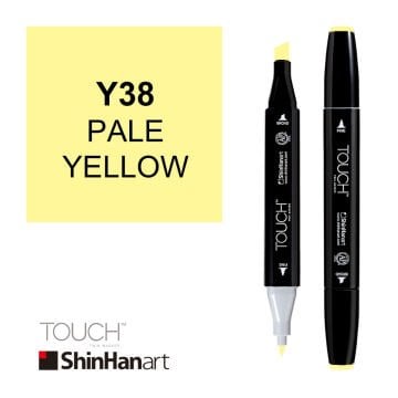 ShinHan Art Touch Twin Marker Y38 Pale Yellow