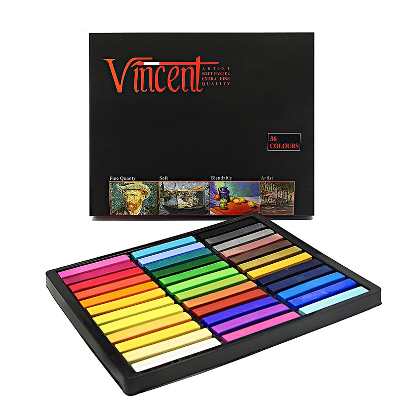 Vincent Toz Pastel 36 Renk Set