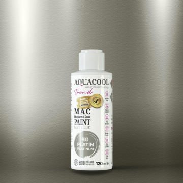Aquacool Multi Akrilik Boya 120ml 903 Metalik Platin