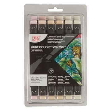 Zig Kurecolor KC3000/12b10 Twin WS Marker Kalem 12li Neutral&Natural Colors