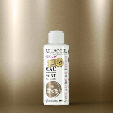 Aquacool Multi Akrilik Boya 120ml 907 Metalik Bronz