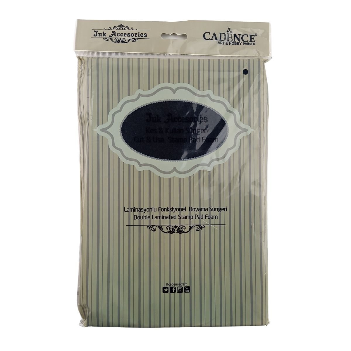 Cadence Kes Kullan Laminasyonlu Fonksiyonel Boyama Süngeri 19x29cm