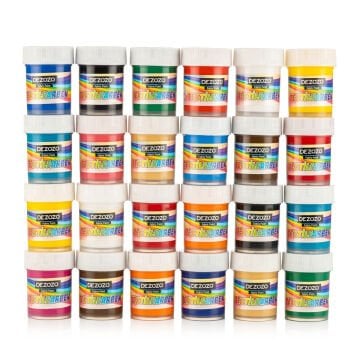 Dezozo Tekstil Kumaş Boyaları 25ml 24lü
