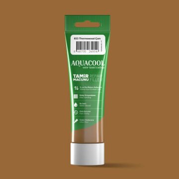 Aquacool Su Bazlı Ahşap Tamir Macunu Tüp 200gr 833 Thermowood Çam