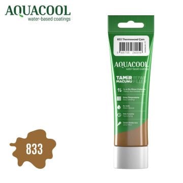 Aquacool Su Bazlı Ahşap Tamir Macunu Tüp 200gr 833 Thermowood Çam