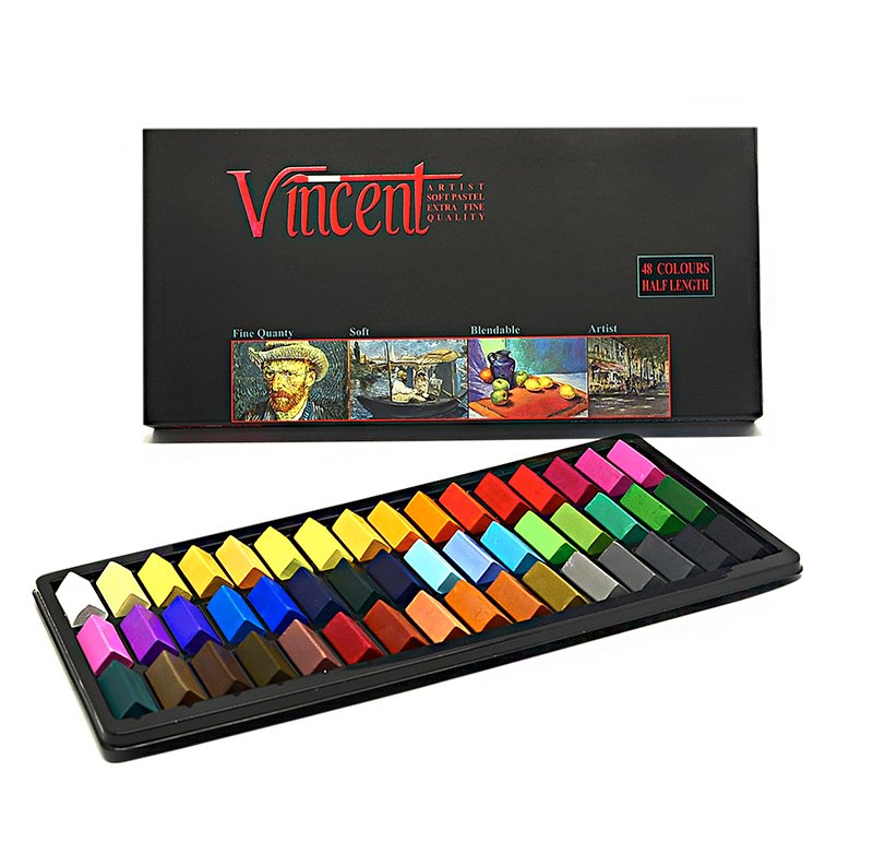 Vincent Toz Pastel 48 Renk Set