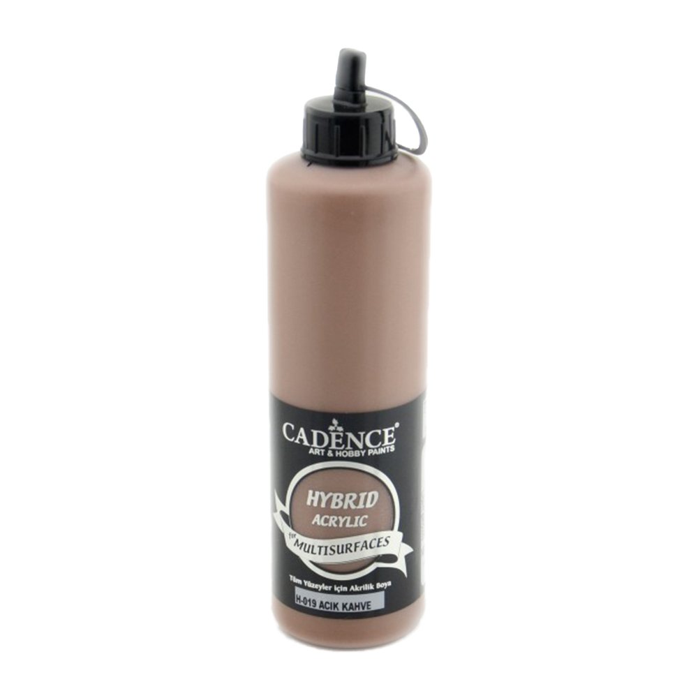 Cadence Akrilik Boya Hybrid Multisurface 500ml H019 Açık Kahve