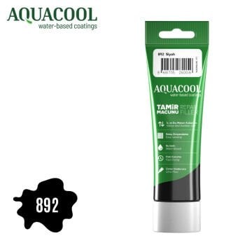 Aquacool Su Bazlı Ahşap Tamir Macunu Tüp 200gr 892 Siyah