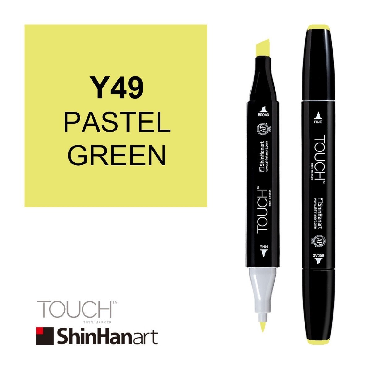 ShinHan Art Touch Twin Marker Y49 Pastel Green