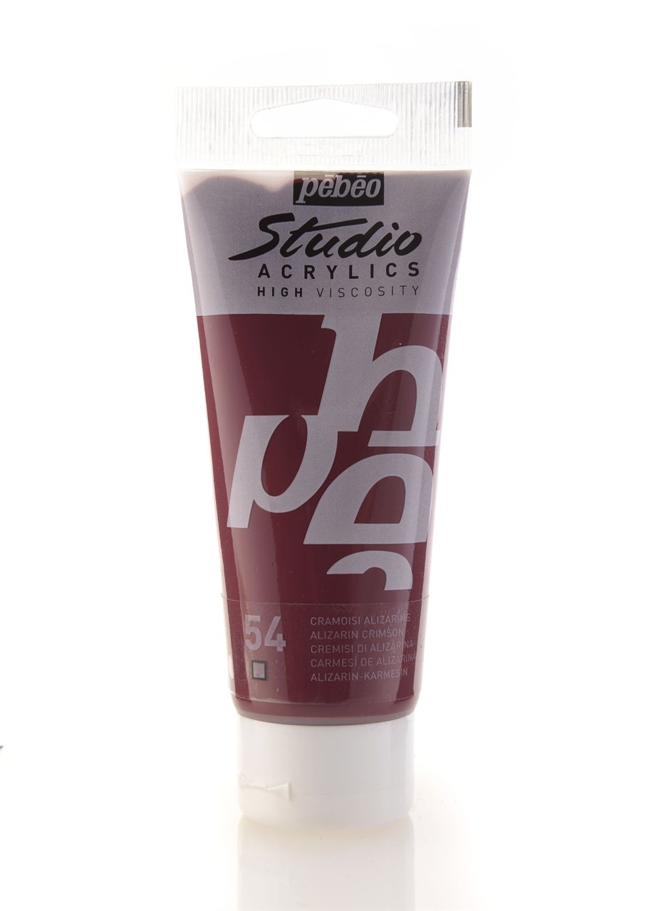 Pebeo Studio Akrilik Boya 100ml 54 Alizarin Crimson
