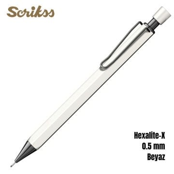 Scrikss Office Versatil Kalem Hexalite-X 0.5mm Beyaz